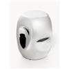 HKLIVING Tavolino rotondo in ceramica fatto a mano Currents - Argento