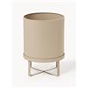 Ferm Living Portavaso con superficie millerighe Bau, alt. 38 cm