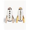 Jonathan Adler Set saliera e pepiera di design con oro Apollo 2 pz