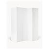 Westwing Collection Armadio angolare componibile Leon, larg. 165 cm, diverse varianti - Bianco
