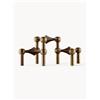 STOFF Nagel Set di 3 candelabri Stoff Nagel - Oro
