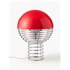Verpan Lampada da tavolo Wire, design Verner Panton - Rosso