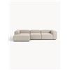 Westwing Collection Divano angolare componibile 4 posti in misto lino Lennon