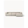 Westwing Collection Divano angolare componibile 4 posti in misto lino Lennon