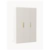 Westwing Collection Armadio componibile ad ante a battente Simone, larg. 150 cm, diverse varianti