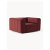 Westwing Collection Poltrona lounge in velluto Lena