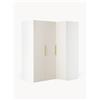 Westwing Collection Armadio angolare componibile Simone, larg. 165 cm, diverse varianti - Beige