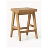 Westwing Collection Sgabello alto con intreccio viennese Sissi
