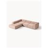 Westwing Collection Divano angolare XL componibile 4 posti in misto lino Lennon