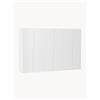 Westwing Collection Armadio componibile ad ante girevoli Leon, larg. 300 cm, diverse varianti - Bianco