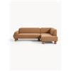 Westwing Collection Divano angolare in bouclé Lilo -