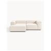 Westwing Collection Divano angolare componibile 2 posti in misto lino Lennon