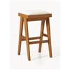Westwing Collection Sgabello da bar con imbottitura Sissi
