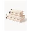 Westwing Collection Set di asciugamani in velluto con frange decorative Tallulah, varie misure