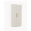 Westwing Collection Armadio componibile ad ante a battente Simone, larg. 100 cm, diverse varianti - Beige