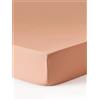 Westwing Collection Lenzuolo con angoli topper in raso di cotone Comfort