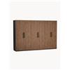 Westwing Collection Armadio 3 metri componibile ad ante battenti Simone, diverse varianti - Marrone