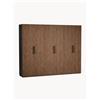 Westwing Collection Armadio 3 metri componibile ad ante battenti Simone, diverse varianti - Marrone