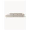 Westwing Collection Chaise longue XL componibile in misto lino Lennon