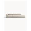 Westwing Collection Chaise longue XL componibile in misto lino Lennon