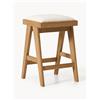Westwing Collection Sgabello alto con imbottitura Sissi