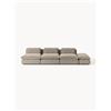 Westwing Collection Divano XL componibile 3 posti con poggiapiedi Felix -