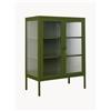 Mustard Made Vetrinetta in metallo con vetro millerighe The Mixer - Verde