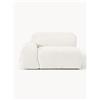 Westwing Collection Modulo angolare in teddy-bouclé Wolke