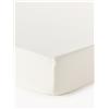 Westwing Collection Lenzuolo con angoli topper in lino Linna