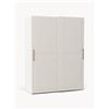 Westwing Collection Armadio componibile con ante battenti Charlotte, Larg. 150 cm, diverse varianti - Beige