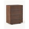 Westwing Collection Cassettiera in legno Larsen