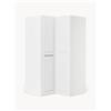 Westwing Collection Armadio angolare componibile Charlotte, Larg. 115 cm