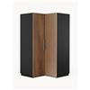 Westwing Collection Armadio angolare componibile Simone, larg. 115 cm