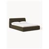 Westwing Collection Letto imbottito in bouclé con contenitore Cloud