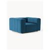 Westwing Collection Poltrona lounge in velluto Lena