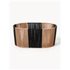 Westwing Collection Portabiancheria intrecciato a mano in corda Gabe