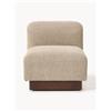 Westwing Collection Modulo centrale in teddy bouclé Natalie - Beige