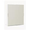 Westwing Collection Armadio componibile con ante scorrevoli Simone, larg. 200 cm, in diverse varianti - Beige