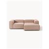 Westwing Collection Divano angolare componibile 2 posti in misto lino Lennon