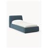 Westwing Collection Letto singolo in bouclé Cloud - Blu