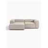 Westwing Collection Divano angolare componibile 2 posti in misto lino Lennon