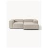 Westwing Collection Divano angolare componibile 2 posti in misto lino Lennon