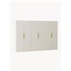Westwing Collection Armadio componibile ad ante battenti Simone, larg. 300 cm, diverse varianti - Beige