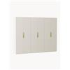 Westwing Collection Armadio componibile ad ante battenti Simone, larg. 300 cm, diverse varianti - Beige