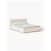 Westwing Collection Letto imbottito in bouclé con contenitore Cloud