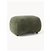 Westwing Collection Pouf in teddy-bouclé Alba