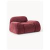 Westwing Collection Poltrona lounge in teddy-bouclé Wolke