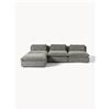 Westwing Collection Divano XL componibile con poggiapiedi Felix (sinistra/destra) -