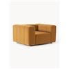 Westwing Collection Poltrona lounge in velluto Lena