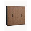 Westwing Collection Armadio componibile ad ante a battente Simone, larg. 200 cm, diverse varianti